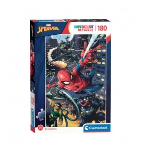 Clementoni 180 Pieces Puzzle - Marvel SpiderMan - 1 Unit