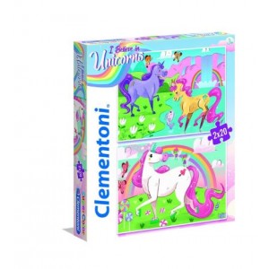Clementoni I Believe In Unicorns 2 x 20 Piece Puzzle - 6 Pack