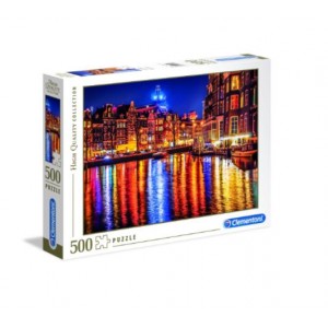 Clementoni Adult 500 Pieces Puzzles - Amsterdam - 6 Pack