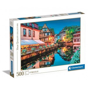 Clementoni 500 Piece Puzzle Strasbourg Old Town - 1 Unit