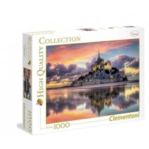 Clementoni 1000 Piece Puzzle HQC Le Magnifique Mont Saint Michel - 1 Unit
