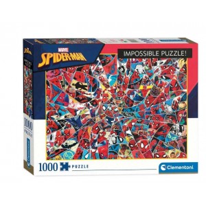 Clementoni 1000 Piece Puzzle Impossible Spiderman - 6 Pack