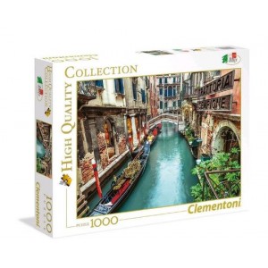 Clementoni 1000 Piece Puzzle -Italian Collection - Venice Canal - 6 Pack