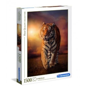 Clementoni 1500 Piece Puzzle - Tiger - 6 Pack