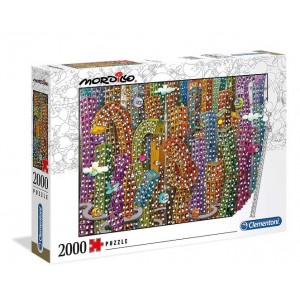 Clementoni 2000 Piece Puzzle - Mordillo The Jungle - 1 Unit