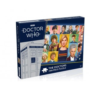 Dr Who 1000 Piece Puzzle - The Doctors - 6 Pack