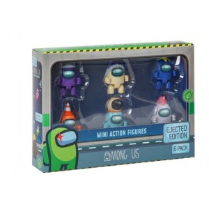 Among Us Mini Action Figure in a Deluxe Box - Pack Size - 6