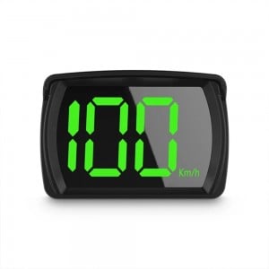 Digital Speedometer Display (GPS) - Black / Green Font