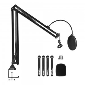 TONOR T30 Mic Boom Arm - Extend Your Reach &amp; Enhance Audio (18.5inch)