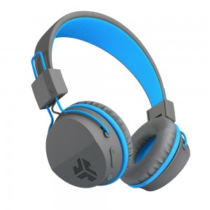 JLab JBuddies Studio Kids Wireless Headphones - Grey/Blue