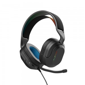 JLab Gaming Nightfall Wired Headset (On-Ear) - Black