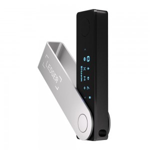 Ledger Nano X Crypto Hardware Wallet - Offline storage for coins &amp; NFTs- ensuring protection against cyber threats / Black