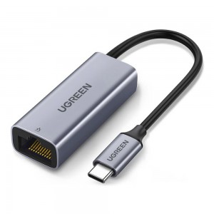 Ugreen USB-C to Ethernet RJ45 Adapter 1000Mbps - includes Charging Port (Works with new Chromecast 4K and Google TV)