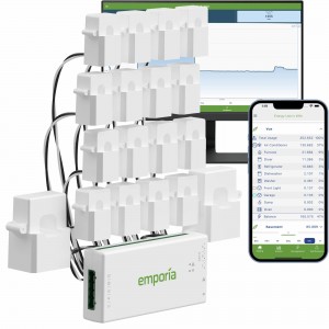 Emporia Vue Gen 3 Energy Monitor - with 16x 50A Emporia Current Monitoring Sensors