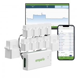 Emporia Vue Gen 3 Energy Monitor - with 200A 3-PHASE Sensors and 8x 50A Sensors