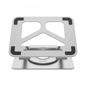 Unitek D1109A | Universal Laptop Stand with 360° Rotating Base and Port Replicator