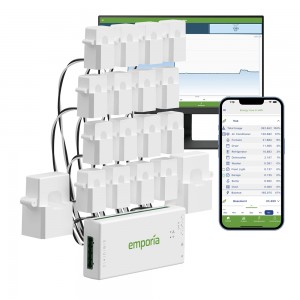 Emporia Vue Gen 3 Energy Monitor - with 200A 3-PHASE Sensors and 16x 50A Sensors