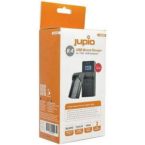 Jupio USB Brand Charger for Canon 7.2V-8.4V Batteries