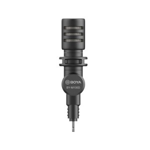 Boya BY-M100D Mini Condenser Microphone with Lightning Connection for iOS Devices
