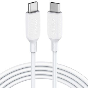 Unboxed Anker PowerLine III USB-C to USB-C 100W Cable -1.8m - White