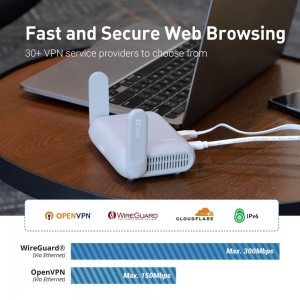 GL.iNet GL-MT3000 Wi-Fi 6 Travel Router (Beryl AX) - A Pocket