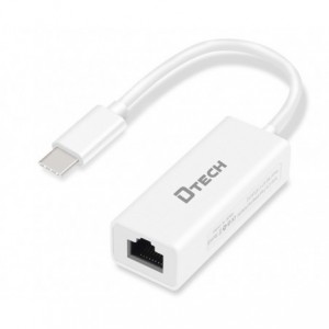 DTECH USB Type-C to RJ45 Ethernet LAN Adapter (10/100Mbps)