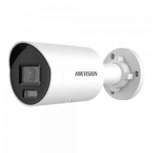 HIKVISION 4MP SMART HYBRID LIGHT WITH COLORVU FIXED MINI BULLET NETWORK CAMERA 2.8MM