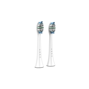 AENO Replacement toothbrush heads- White- Dupont bristles- 2pcs in set (for ADB0003/ADB0005 and ADB0004/ADB0006)