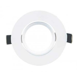 ACDC Ø90mm Plastic Recessed Downlight - White