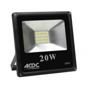 ACDC 230VAC 20W Floodlight - Green - 225x185x160mm
