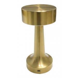 ACDC Rechargeable Gold Table Lamp - CCT Adjustable