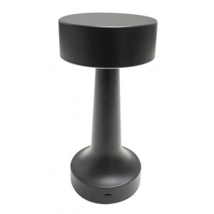 ACDC Rechargeable Black Table Lamp - CCT Adjustable