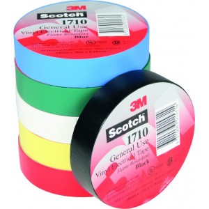 3M 1710 Red General Purpose PVC Electrical Tape