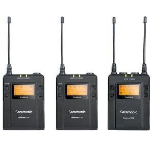 Saramonic UwMIC9 RX9+TX9+TX9 Dual UHF Wireless Microphone System