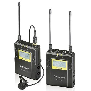 Saramonic UwMIC9 RX9+TX9 UHF Wireless Microphone System with Dual-Channel Receiver
