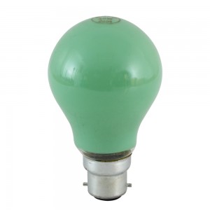 Coloured Globe B22 40w Green