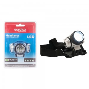 LED Head Lamp 10 + 2 Excluding Batteries