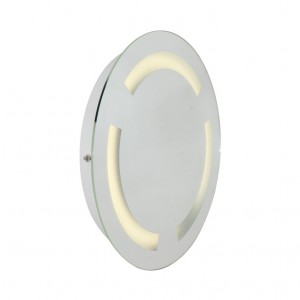 Bathroom Mirror W/Light Round 500mm White