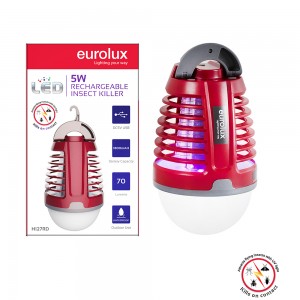 Insect Killer Rechargeable Camping Red LED 5w