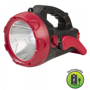 Rechargeable Torch LED 10w Red/Black