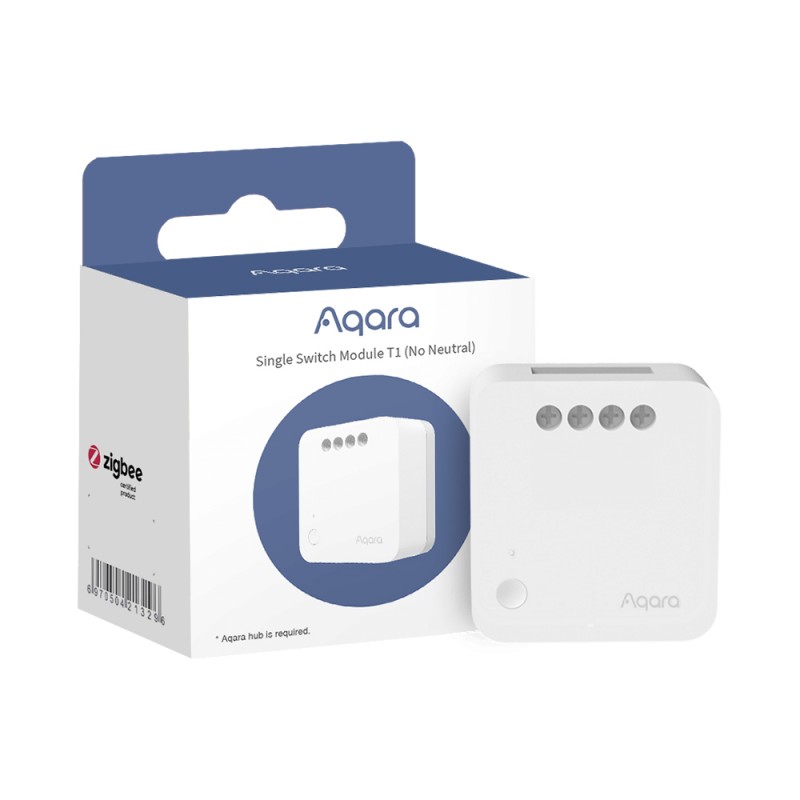 Aqara Single Switch Module T1 (With Neutral) - GeeWiz