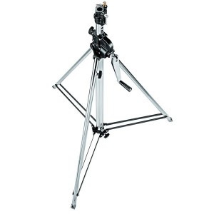 Manfrotto 083NW Steel 2-Section Wind Up Stand - Silver