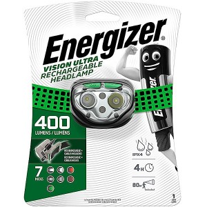 Energizer Vision Ultra Rechargeable Headlight (400 lumens)
