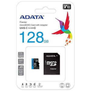 Adata Premier A1 V10 MicroSDXC Card 128GB with Adapter