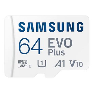 Samsung EVO PLUS Micro SD Memory Card 64GB SDXC with Adapter (2021 version)