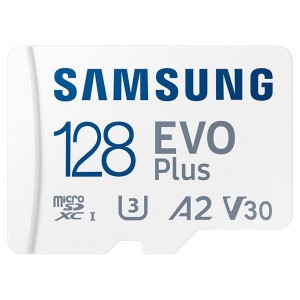 Samsung EVO PLUS Micro SD Memory card 128GB SDXC with Adapter (2021 version)