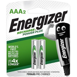 Energizer Recharge Power Plus NH12BP2 NiMH AAA 700mAh Battery Card 2