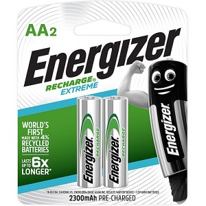Energizer Recharge Extreme NH15BP2 NiMH AA 2300mAh Battery Card 2