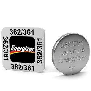 Energizer 362/361 Silver Oxide Watch Battery Box 10