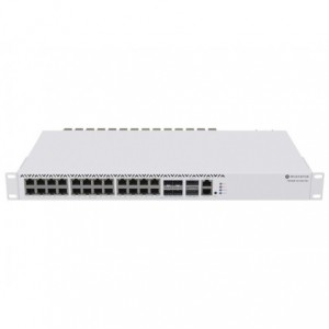 MikroTik Cloud Router Switch 24 Port 2.5Gbps 4SFP+ Combo Ports 2xQSFP+ | CRS326-4C+20G+2Q+RM